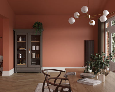 Dulux Heritage Red Sand Paint in Dining Room