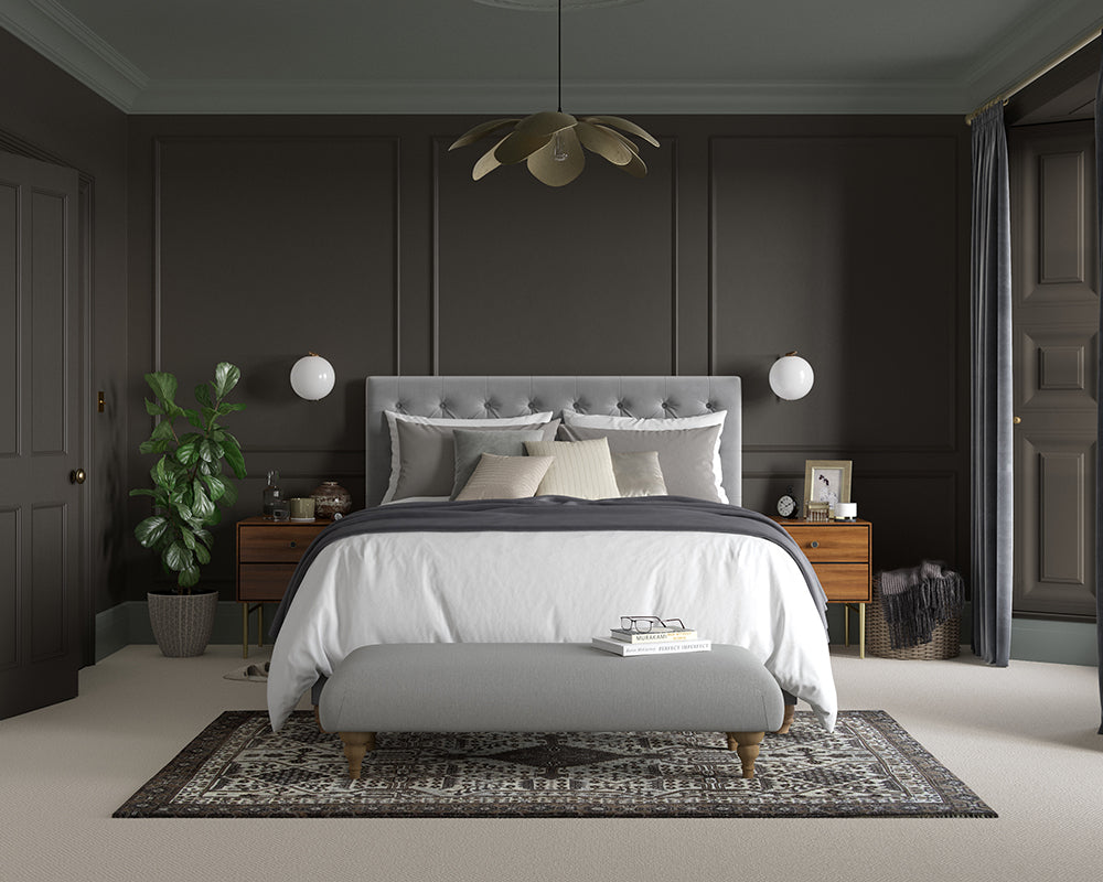 Dulux Heritage Tudor Brown Bedroom
