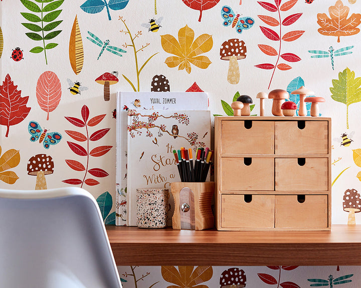 OHPOPSI Forest Floor Wallpaper bedroom craft space
