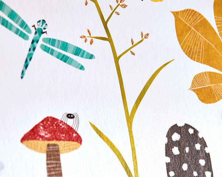 OHPOPSI Forest Floor Wallpaper Detail