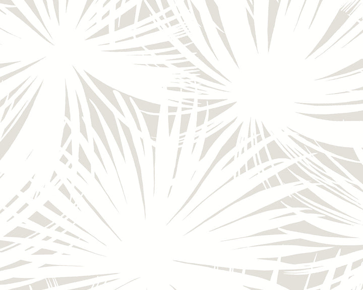 OHPOPSI Palm Silhouette Wallpaper in a bedroom