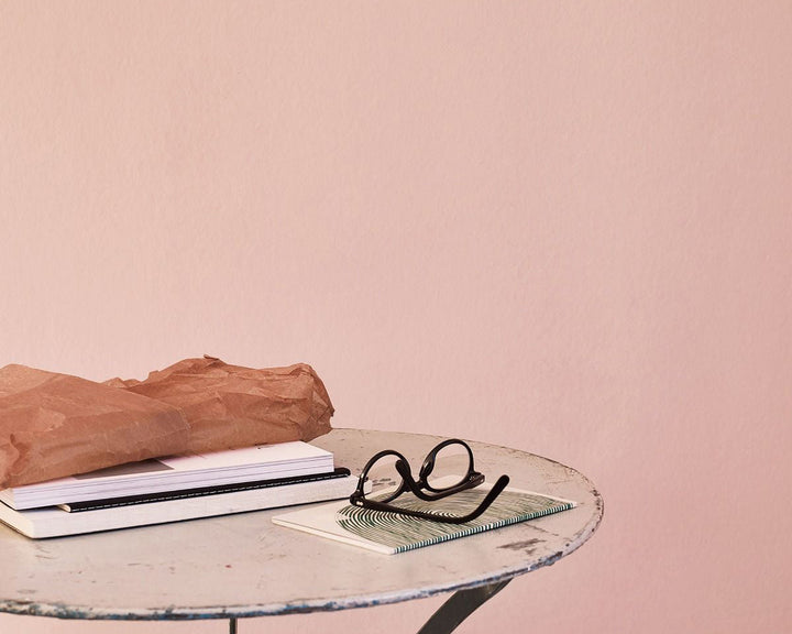 Fired Earth Orchard Pink Paint in Room