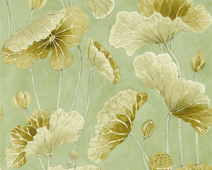 Sanderson Lotus Leaf Wallpaper