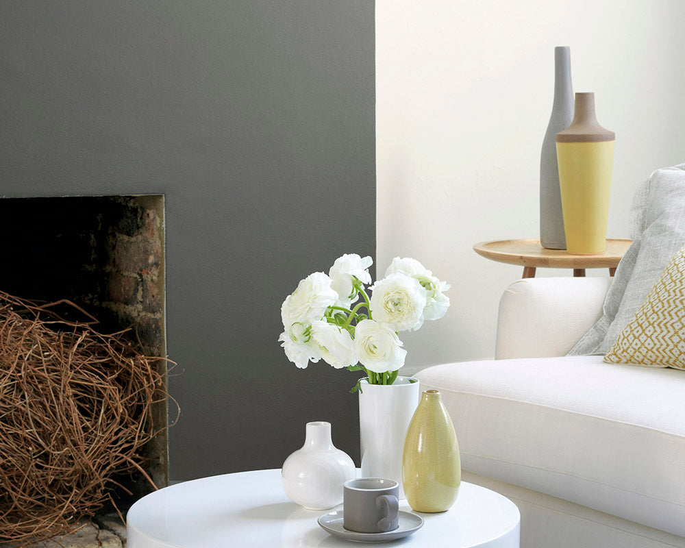 Sanderson Bastille Paint used with Crystal Grey