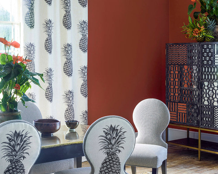 Sanderson Bengal Red Paint on dining room walls