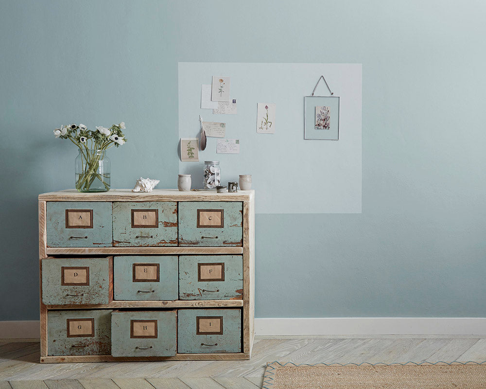 Sanderson Dove Blue Paint on living room walls