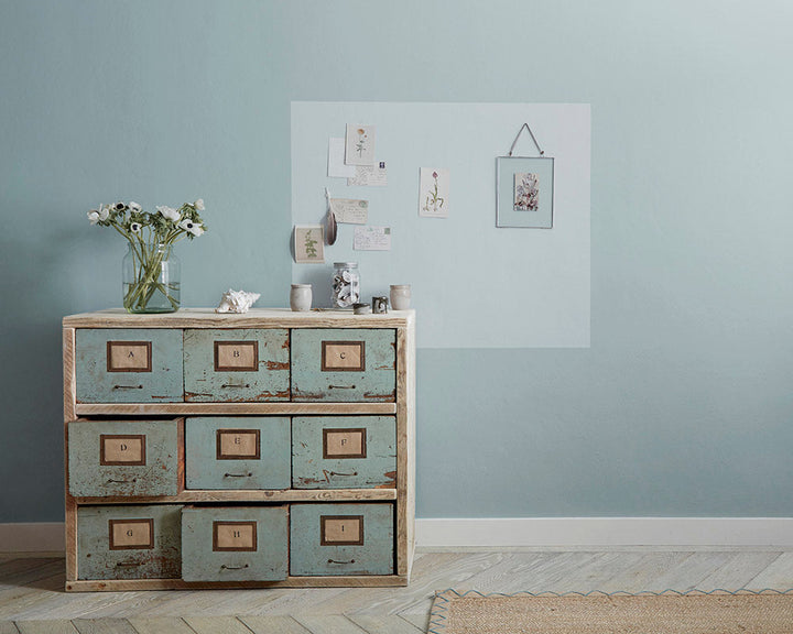 Sanderson Dove Blue Paint on living room walls