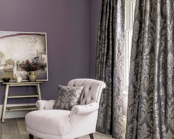 Sanderson Eggplant Paint on living room walls