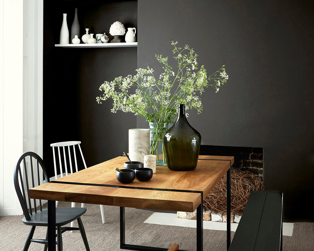 Sanderson Graphite Paint as a feature wall