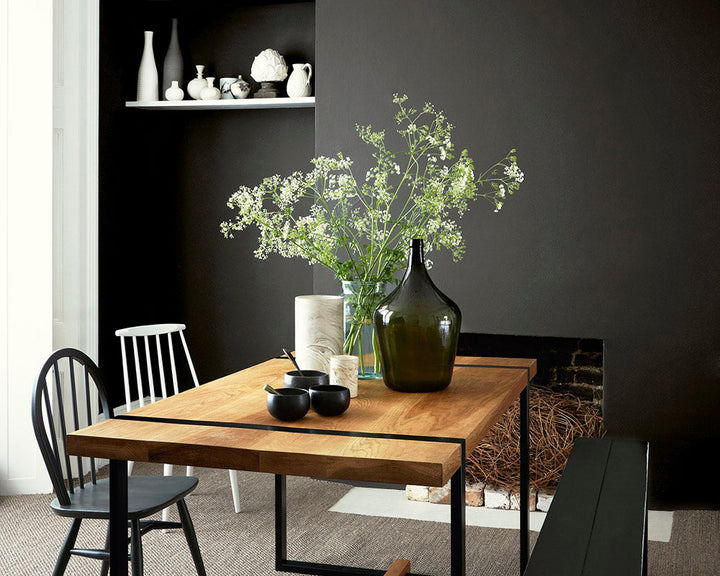 Sanderson Graphite Paint as a feature wall