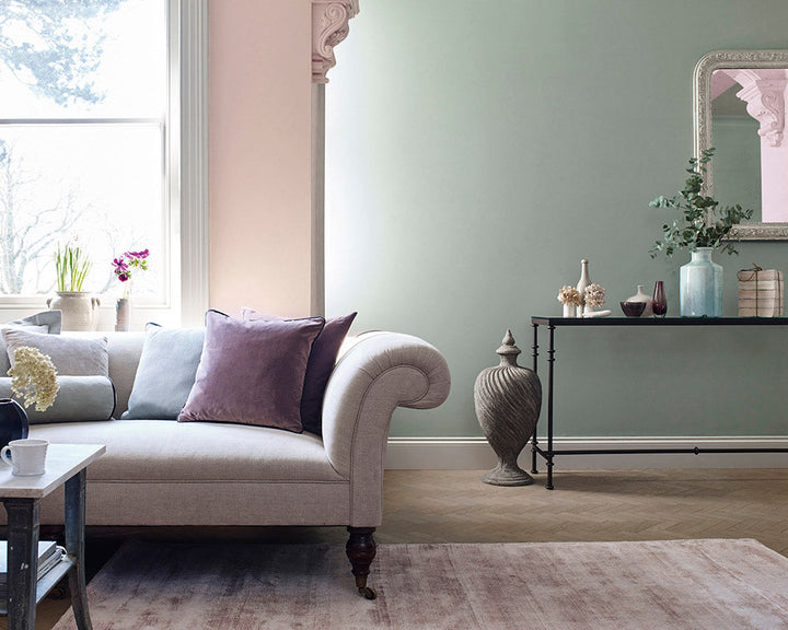 Sanderson Scotch Grey Paint on living room walls