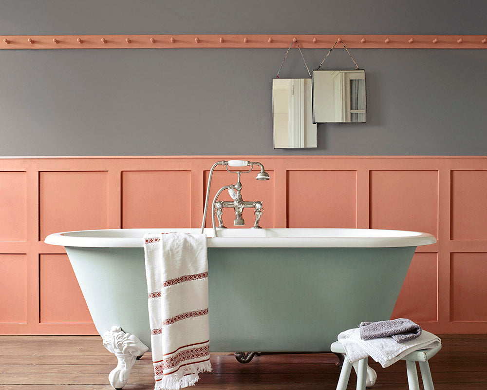 Sanderson Iron Grey Paint on bathroom walls