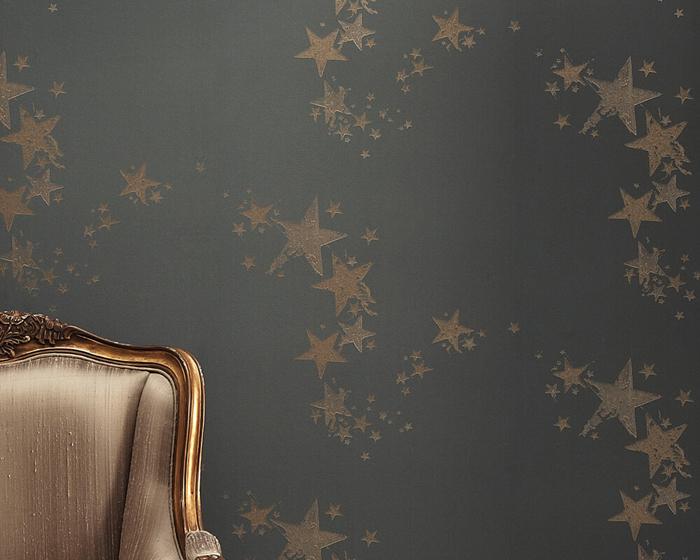 Barneby Gates All Star Gunmetal Wallpaper BG0300201