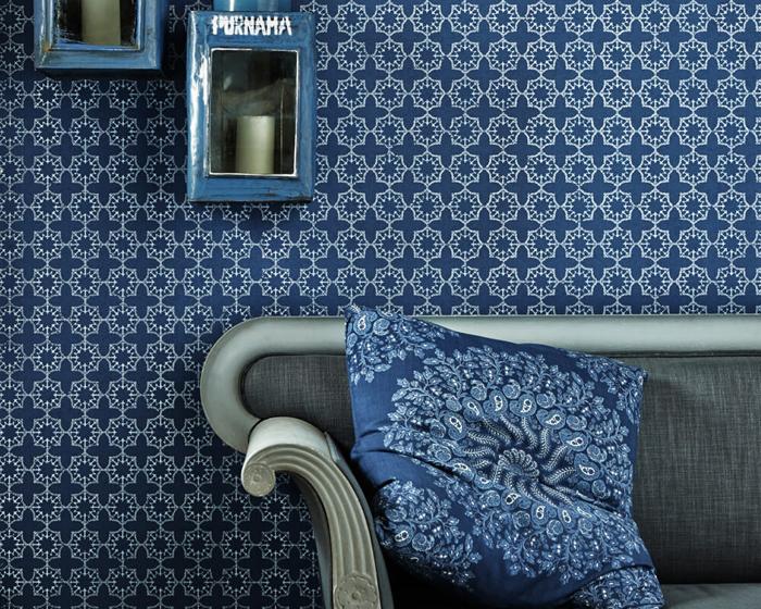 Barneby Gates Seahorse in Eau De Nil Wallpaper BG1400102