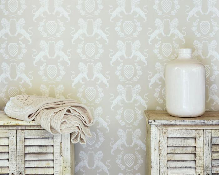 Barneby Gates Heraldic Lion in Stone Wallpaper BG1100102