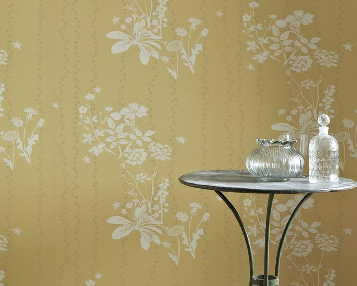 Barneby Gates Wild Meadow in Dandelion Wallpaper BG0200102