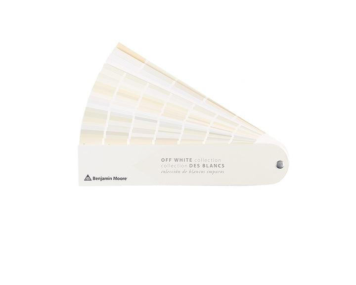 Benjamin Moore Off-White Fan Deck