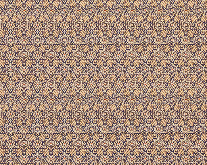 Barneby Gates Indian Elephant Wallpaper in Vintage Blue