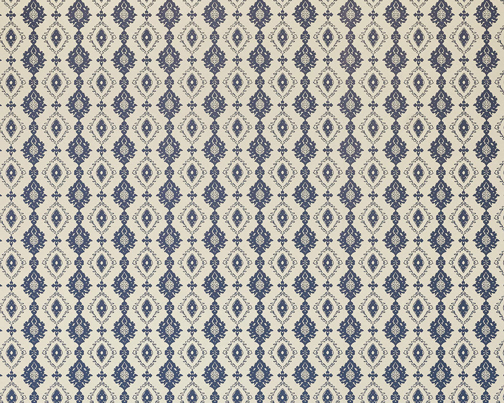 Barneby Gates Kilim Wallpaper in Navy