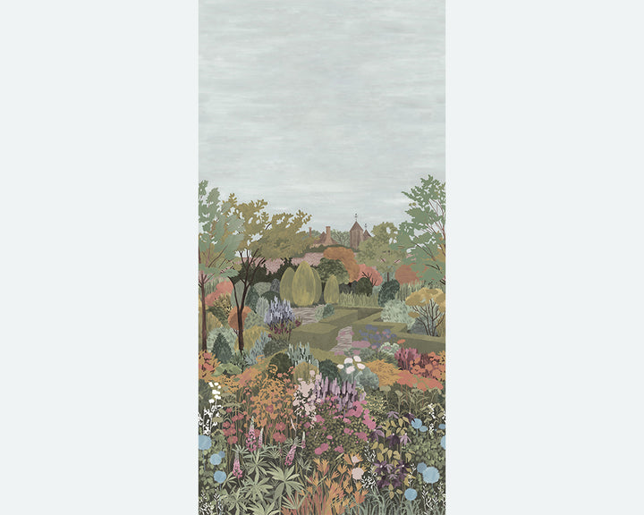 Little Greene Castle Garden Mural Wallpaper