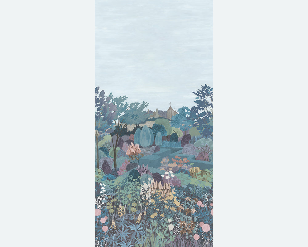 Little Greene Castle Garden Mural Wallpaper
