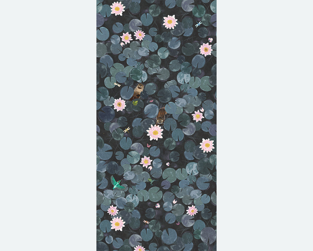 Little Greene Lily Pads Mural Wallpaper