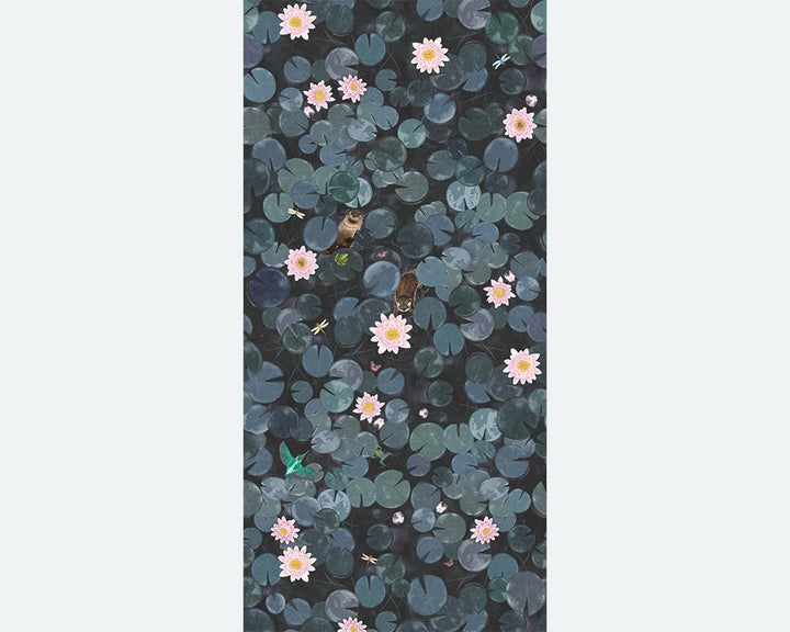 Little Greene Lily Pads Mural Wallpaper