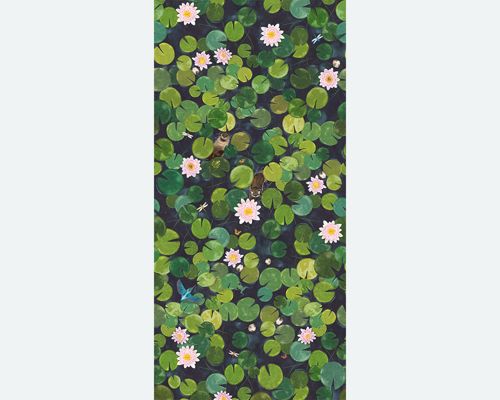 Little Greene Lily Pads Mural Wallpaper