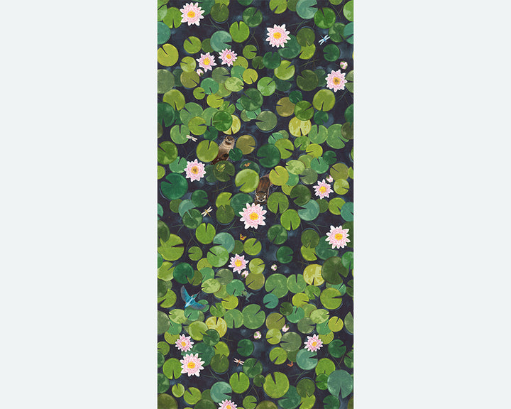 Little Greene Lily Pads Mural Wallpaper