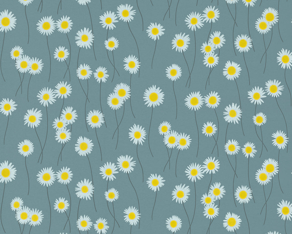 Little Greene Moon Daisies Wallpaper