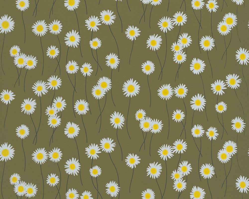 Little Greene Moon Daisies Wallpaper