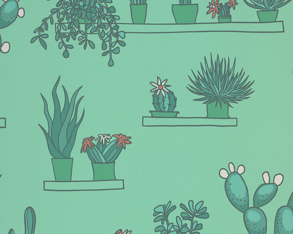 Little Greene Mr Straw's Greenhouse Wallpaper