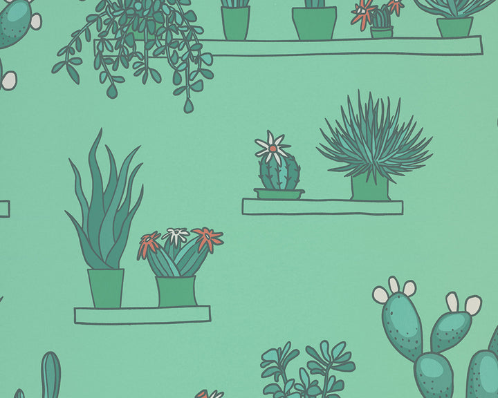 Little Greene Mr Straw's Greenhouse Wallpaper