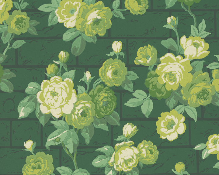 Little Greene Rose Garden Wallpaper