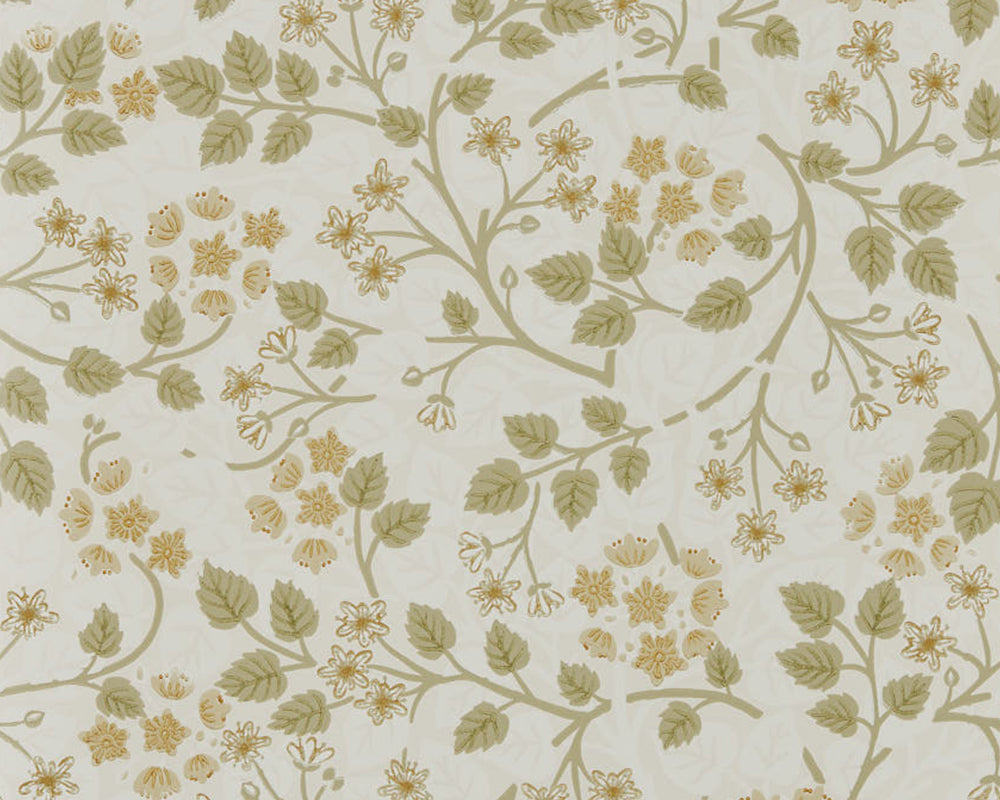 Sanderson Silver Lime Wallpaper