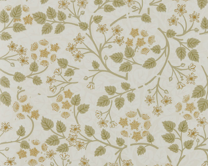 Sanderson Silver Lime Wallpaper