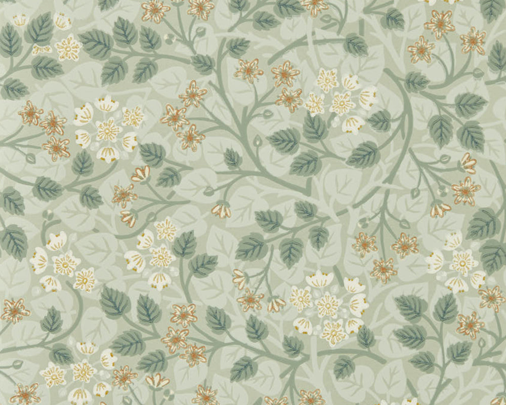 Sanderson Silver Lime Wallpaper