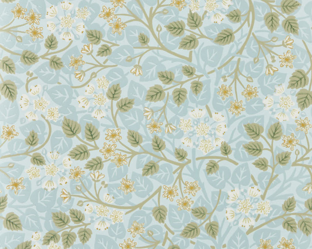 Sanderson Silver Lime Wallpaper