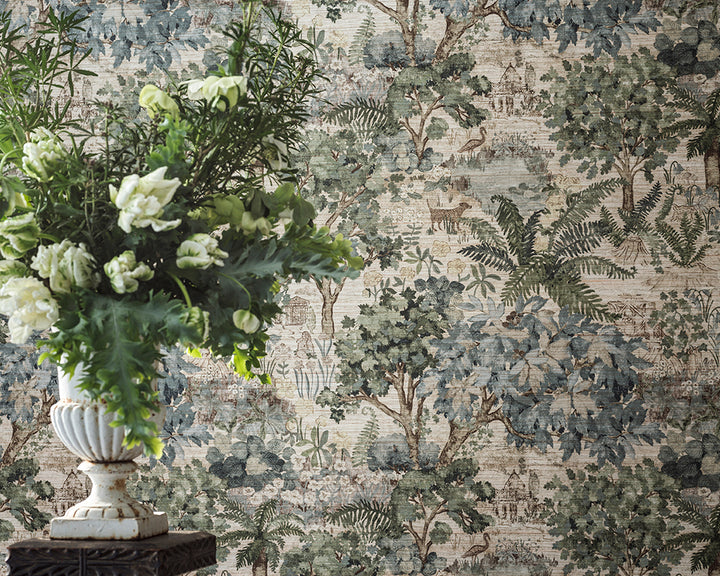 Sanderson The Stumpery Wallpaper