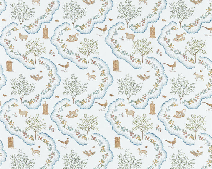 Sanderson Wildflower Meadow Wallpaper