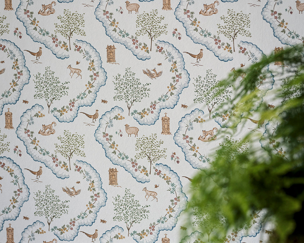 Sanderson Wildflower Meadow Wallpaper