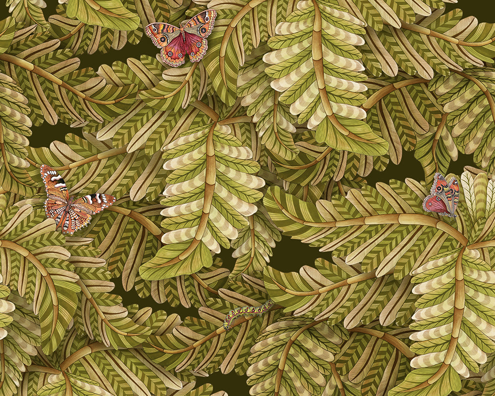 Cole & Son Acacia Canopy Wallpaper in Safari