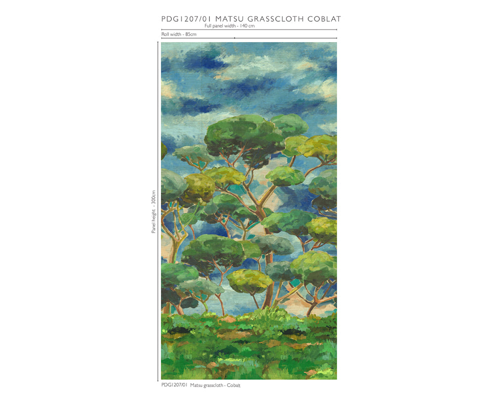 Designers Guild Matsu Wallpaper - Grasscloth sie chart