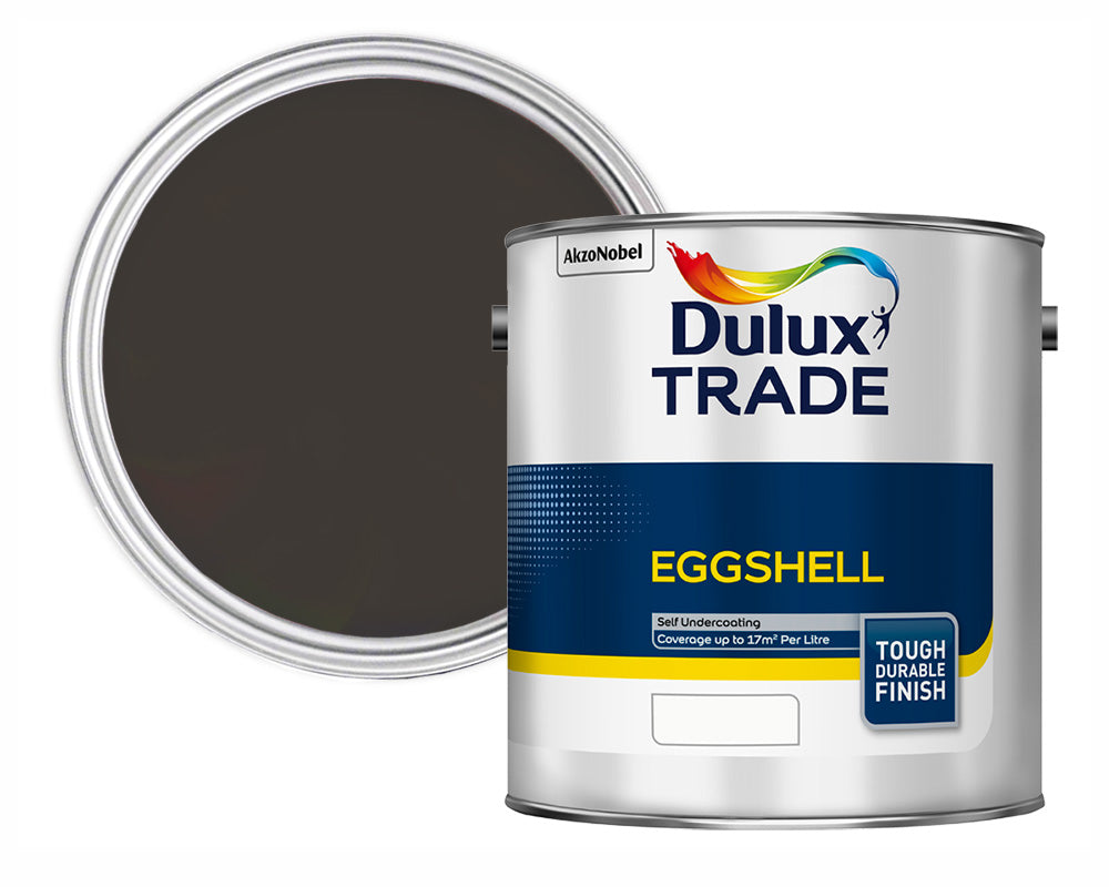 Dulux Trade Eggshell Paint - Tudor Brown - 2.5 Litre - Outlet