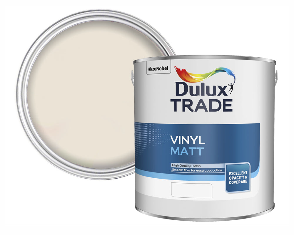 Dulux Trade Vinyl Matt Paint - Summer Linen - 5L - Outlet