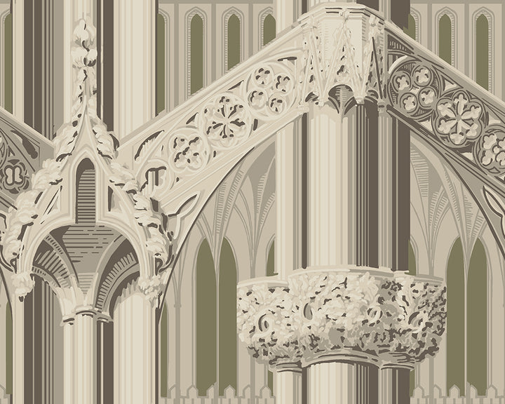 Farrow & Ball Gothic Wallpaper
