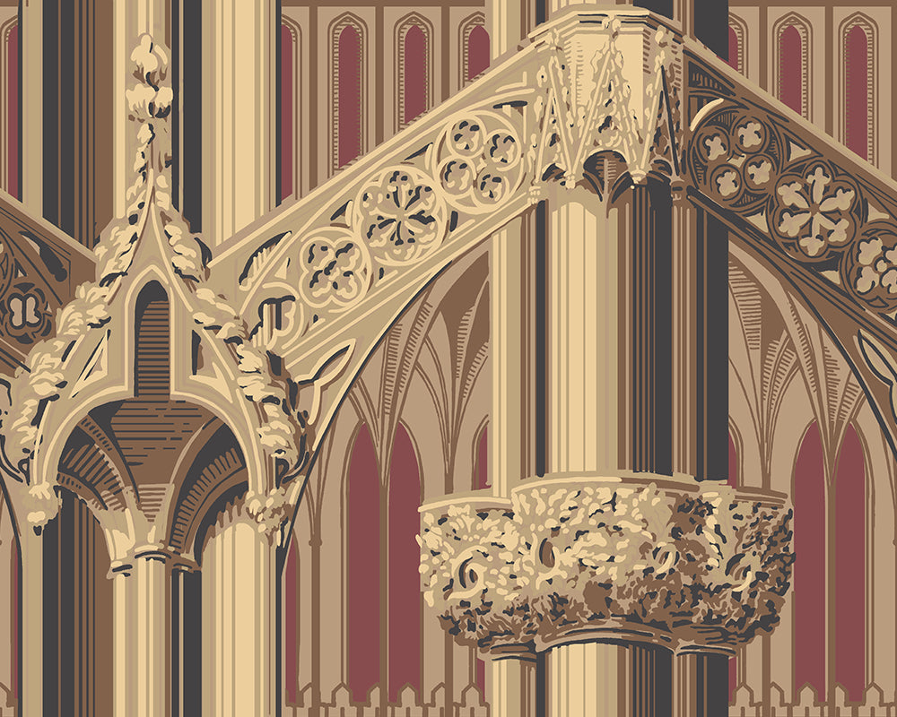 Farrow & Ball Gothic Wallpaper