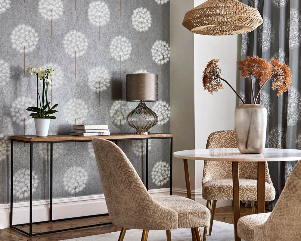 Harlequin Amity Wallpaper in a living space