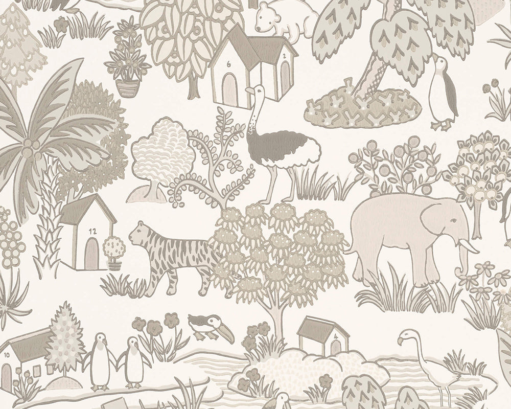 Little Greene Animal Kingdom Wallpaper