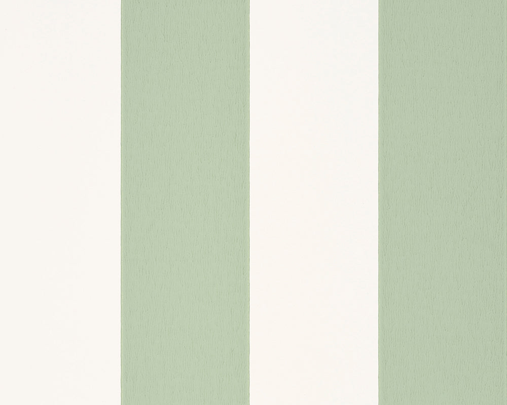 Little Greene Broad Stripe Wallpaper in Galette